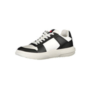 Tommy Hilfiger Black Leather Women's Sneakers