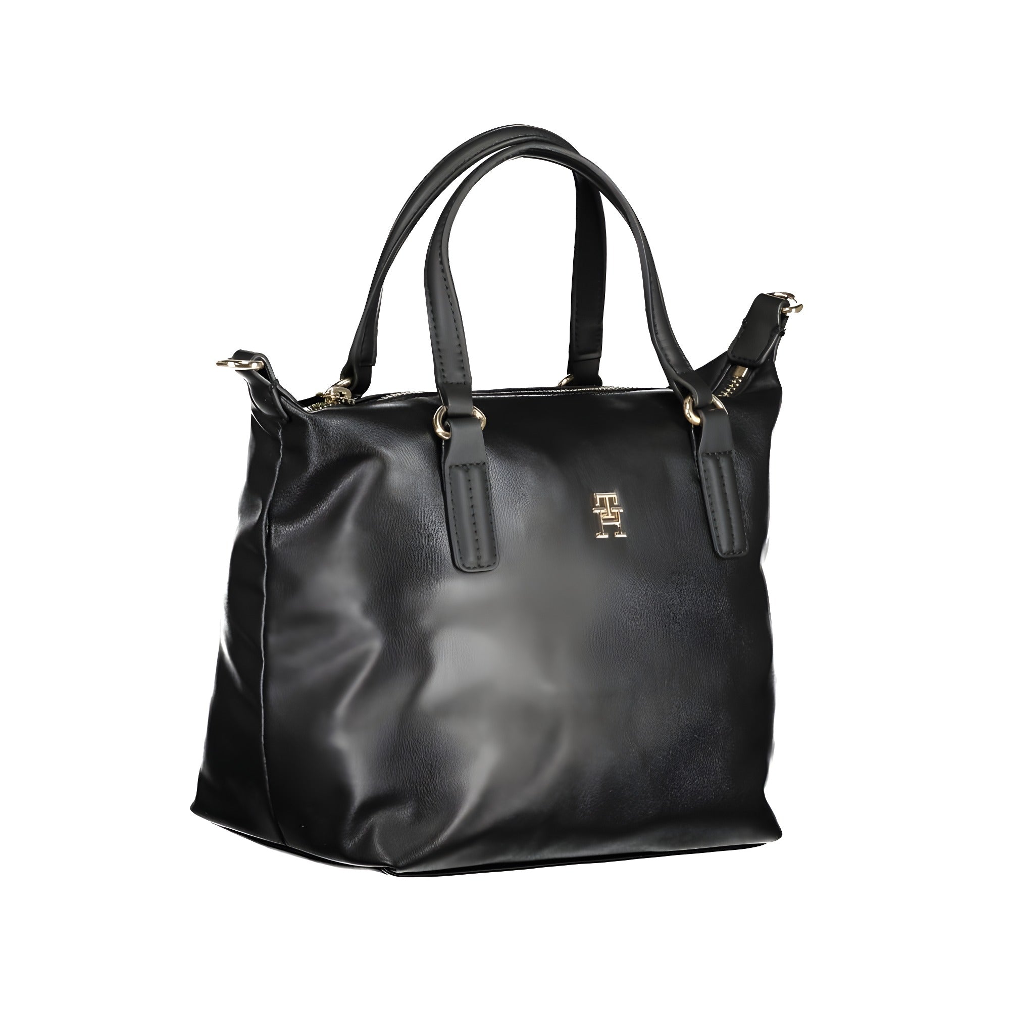 Tommy Hilfiger Black Polyester Handbag