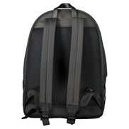 Tommy Hilfiger Black Polyester Men Backpack