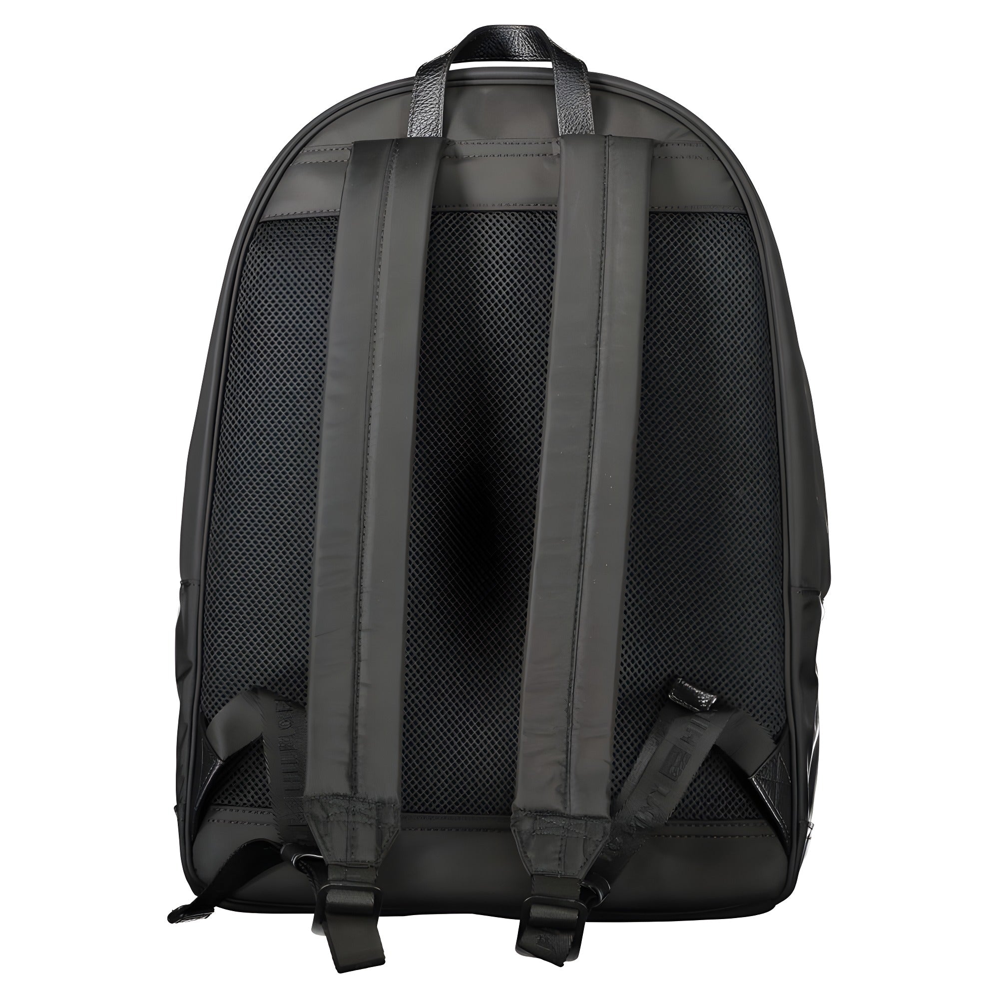 Tommy Hilfiger Black Polyester Men Backpack