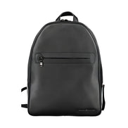 Tommy Hilfiger Black Polyurethane Backpack