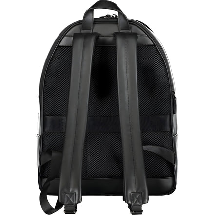 Tommy Hilfiger Black Polyurethane Backpack