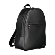 Tommy Hilfiger Black Polyurethane Backpack