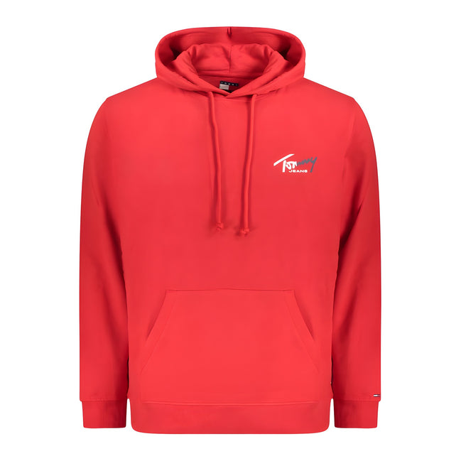 Tommy Hilfiger Red Cotton Sweatshirt