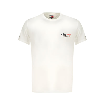 Tommy Hilfiger White Cotton Men's T-Shirt