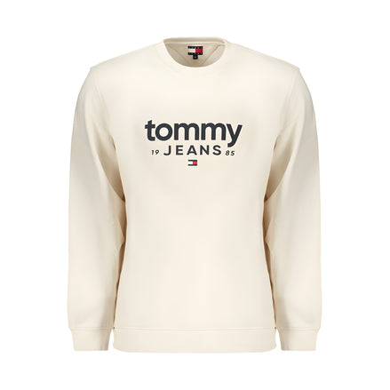 Tommy Hilfiger White Cotton Men's Sweatshirt
