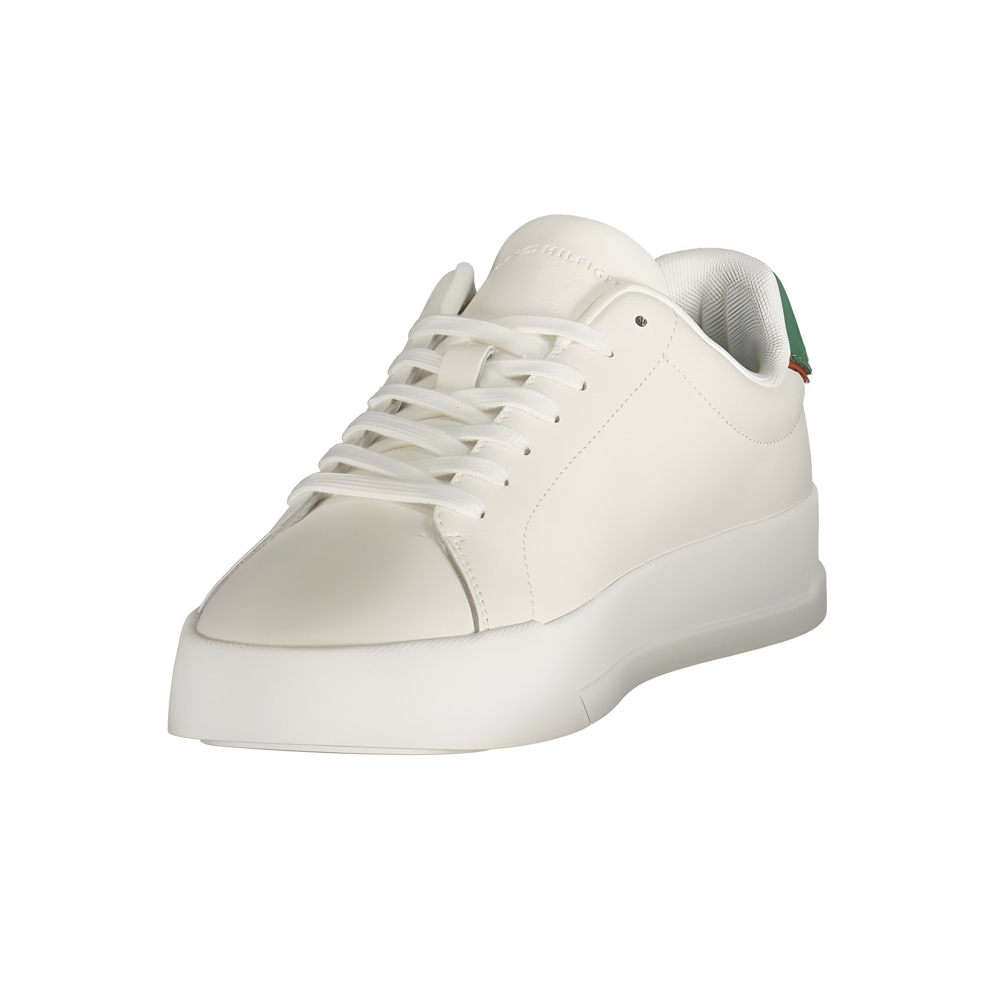 Tommy Hilfiger White Polyurethane Men's Sneaker