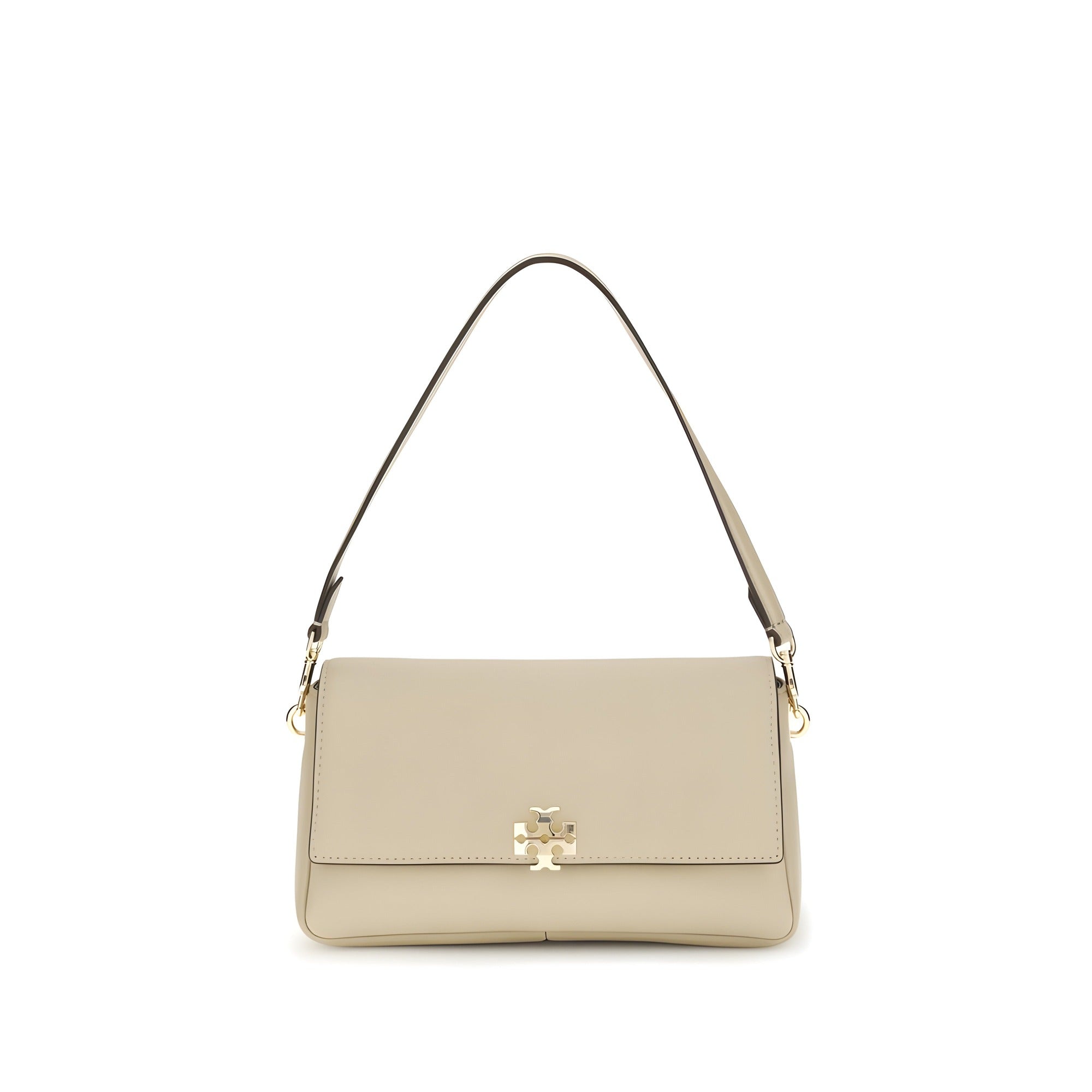 Tory Burch Beige Charlie Small Shoulder Bag
