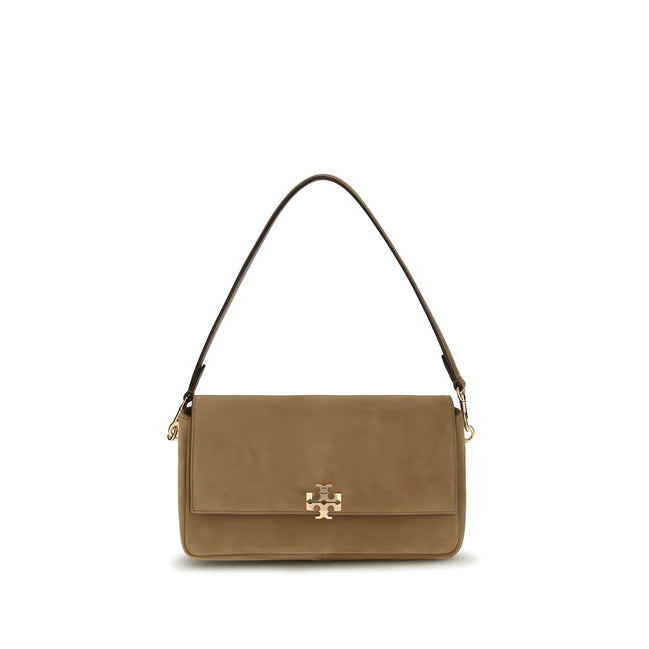 Tory Burch Beige Leather Shoulder Bag