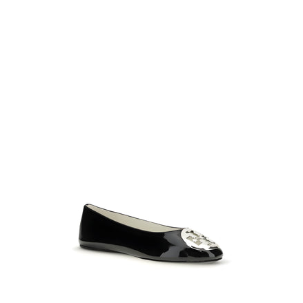 Tory Burch Black Ballet Flats