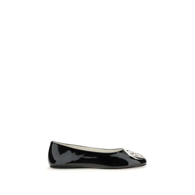 Tory Burch Black Ballet Flats
