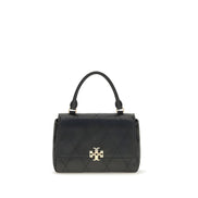 Tory Burch Black Calf Leather Bos Taurus Wallet