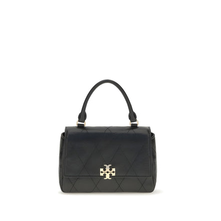 Tory Burch Black Calf Leather Bos Taurus Wallet