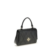 Tory Burch Black Calf Leather Bos Taurus Wallet