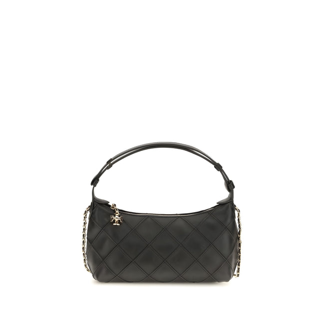 Tory Burch Black Calf Leather Handbag