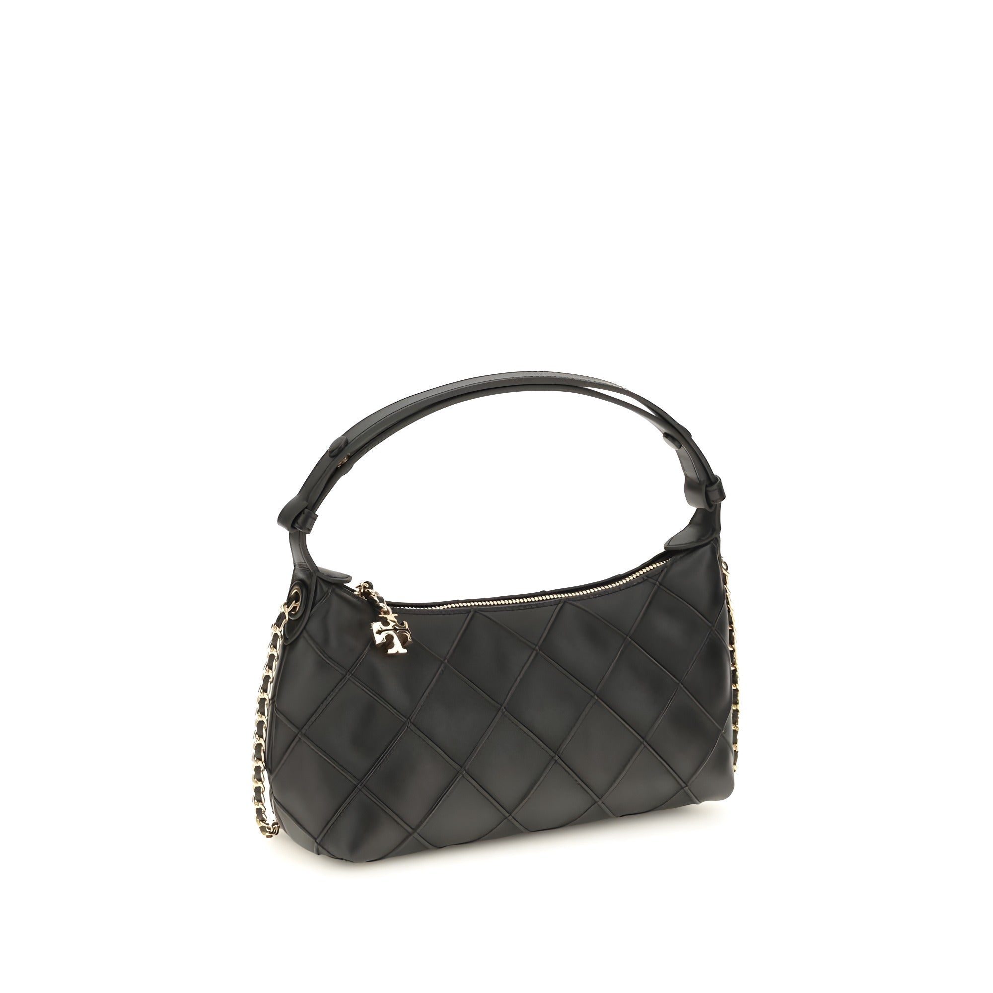Tory Burch Black Calf Leather Handbag