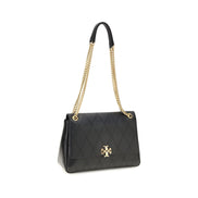 Tory Burch Black Calf Leather Shoulder Bag