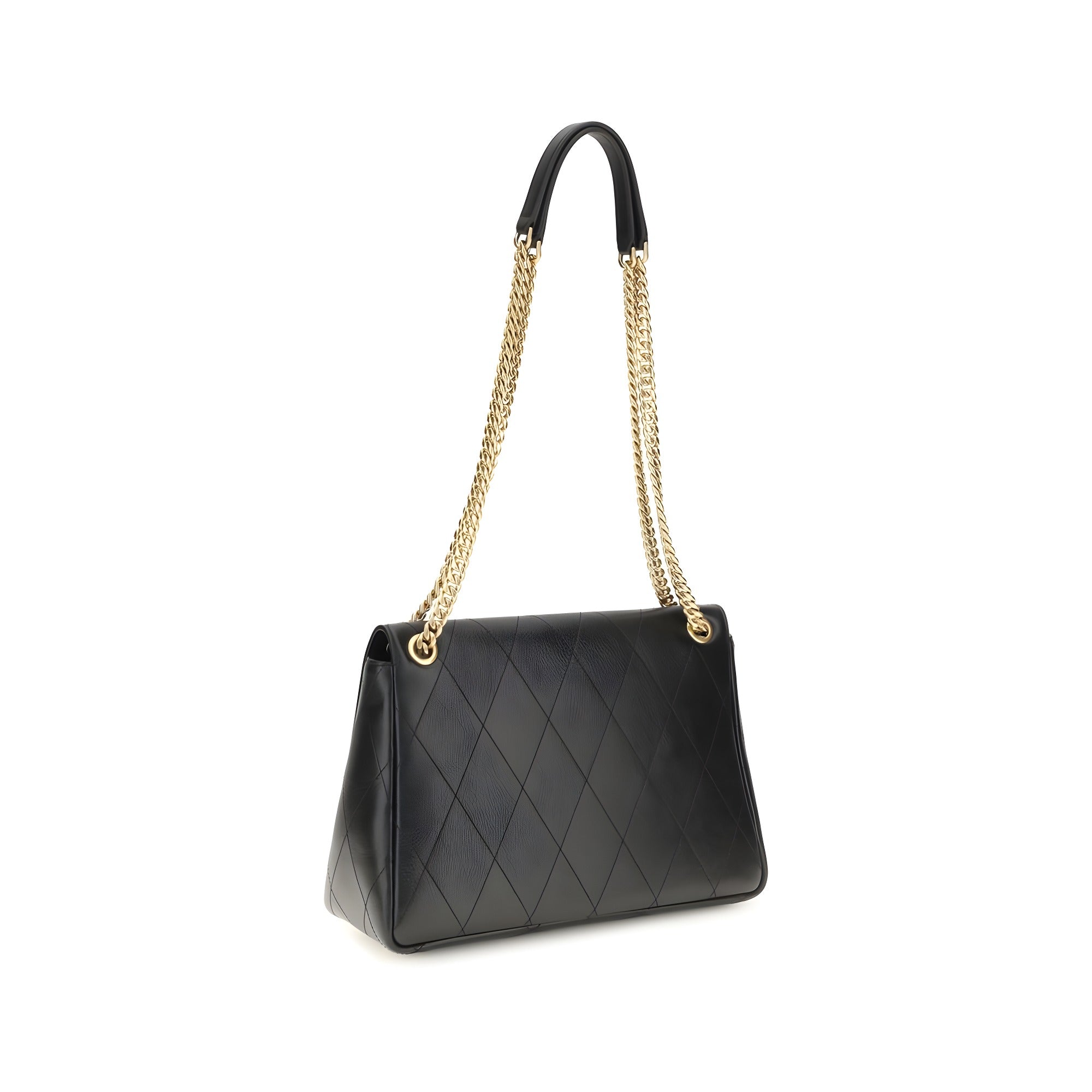 Tory Burch Black Calf Leather Shoulder Bag
