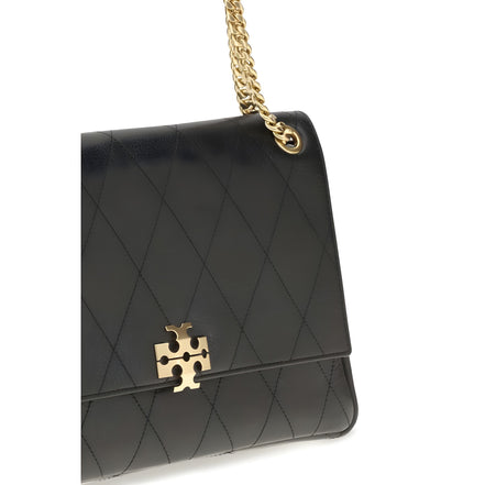 Tory Burch Black Calf Leather Shoulder Bag