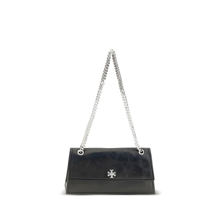 Tory Burch Black Suede Leather Shoulder Bag