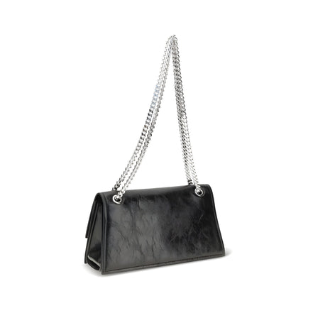 Tory Burch Black Suede Leather Shoulder Bag