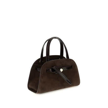 Tory Burch Brown Suede Leather Shoulder Bag
