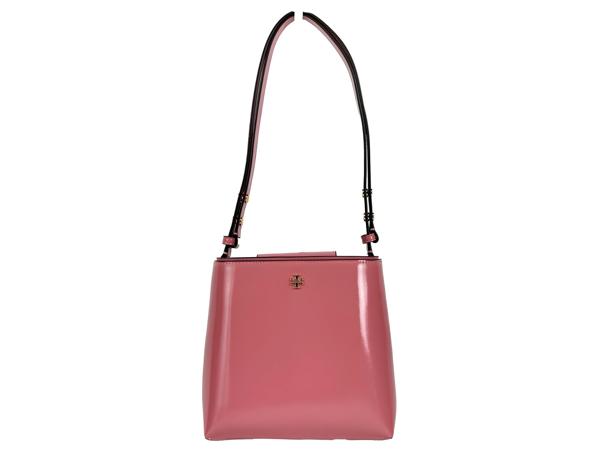 Tory Burch Patent Emerson Small Bucket Bag