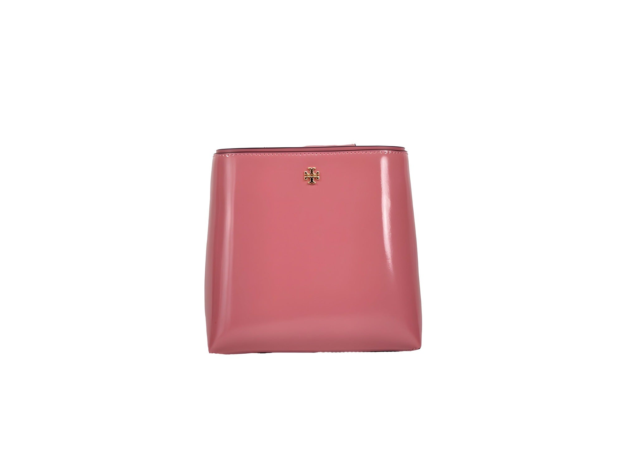 Tory Burch Patent Emerson Small Bucket Bag