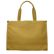 Tory Burch Yellow Fabric Shoulder Bag