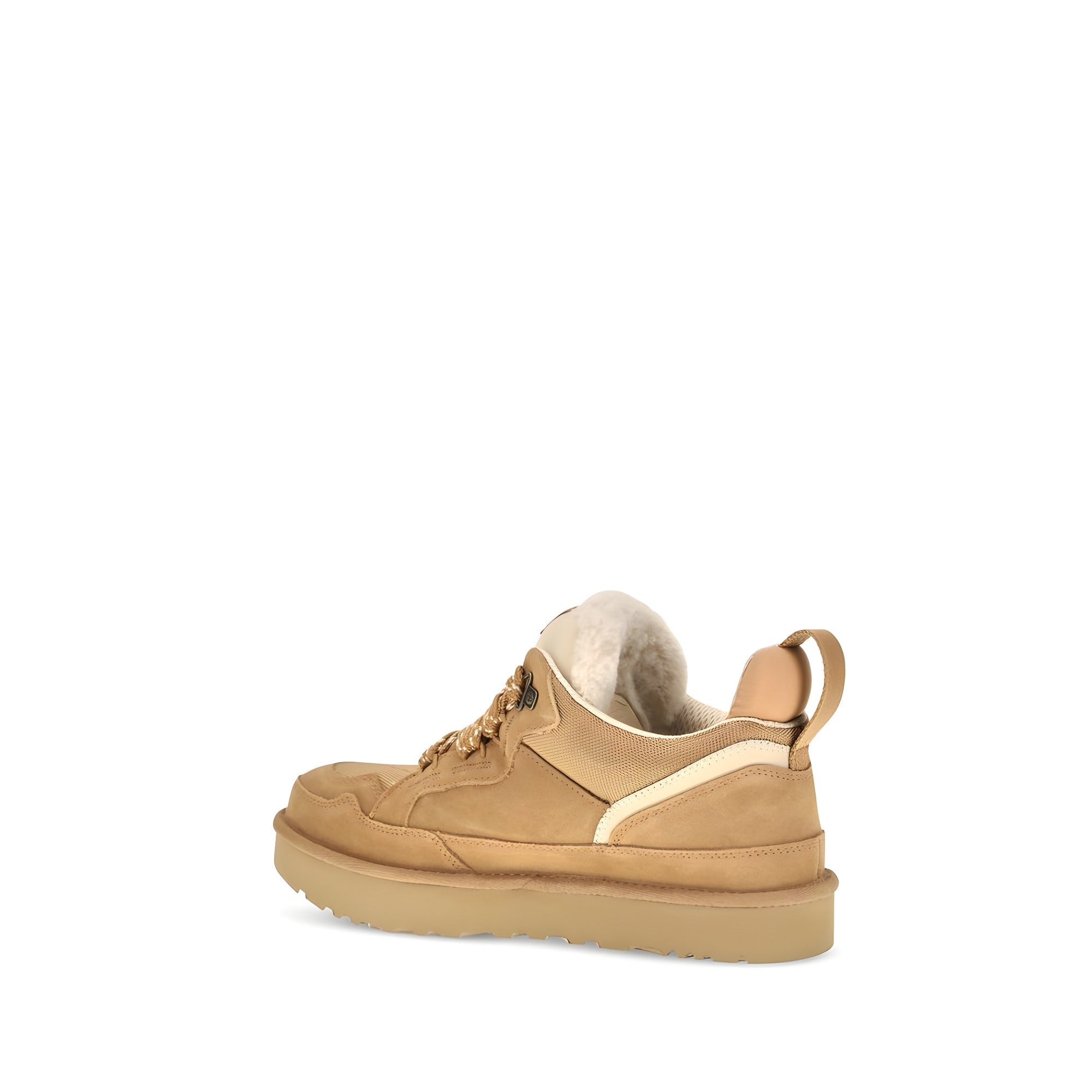 UGG Beige Suede Chunky Sneakers