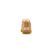 UGG Beige Leather Classic Ultra Mini Ankle Boots