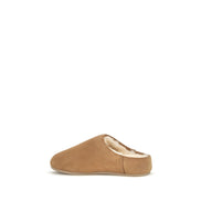UGG Beige Leather Mules
