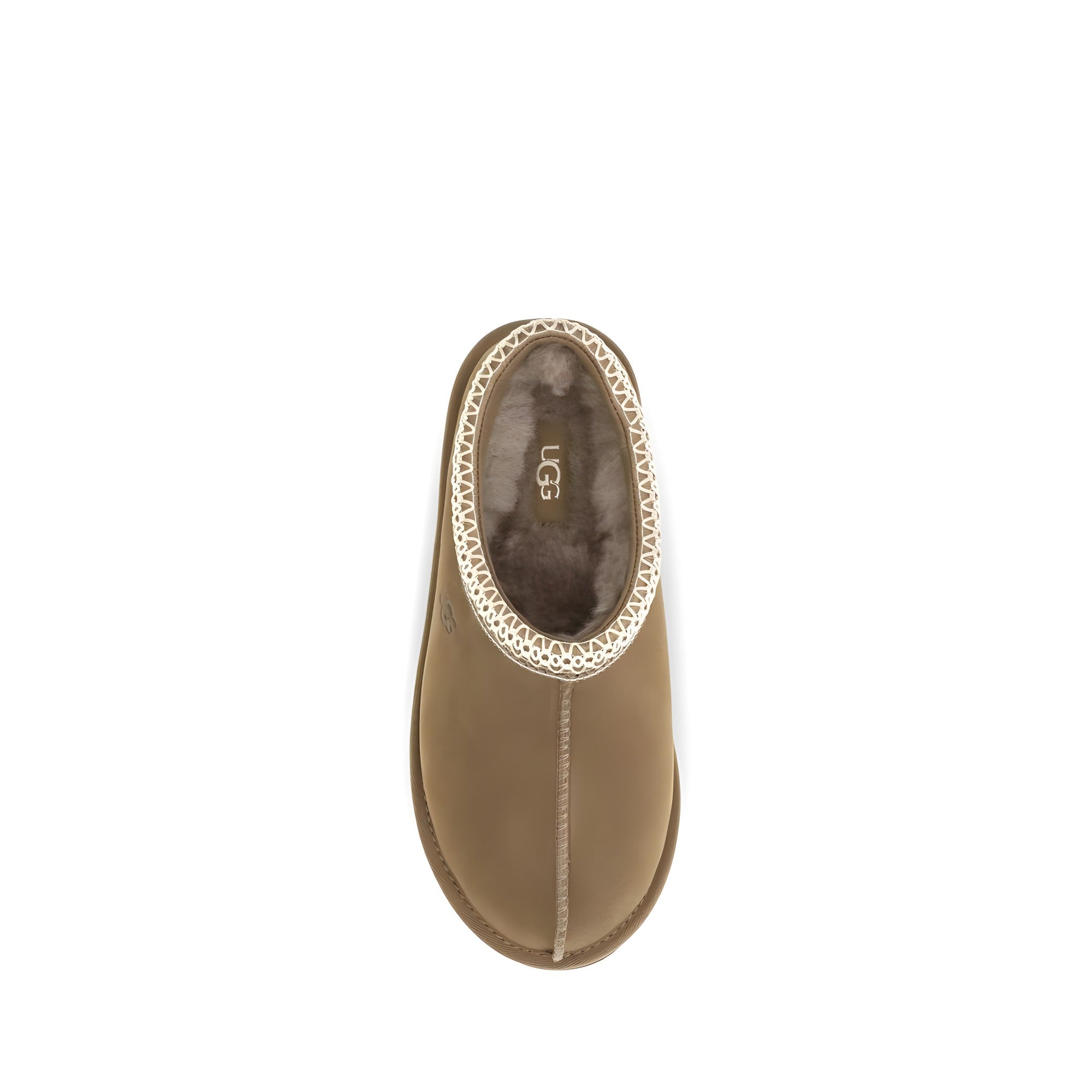 UGG Beige Leather Mules
