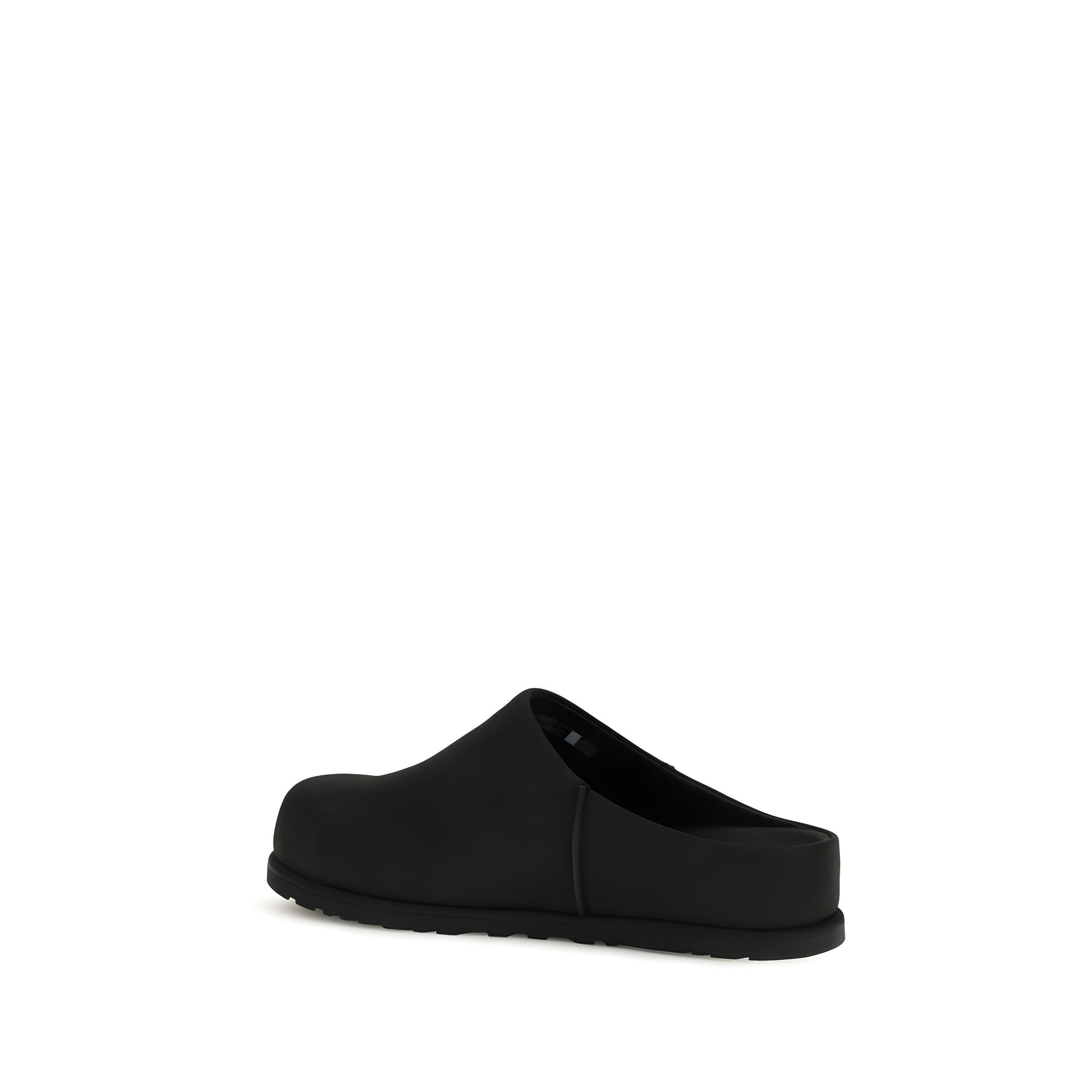 UGG Black Calf Leather Mules