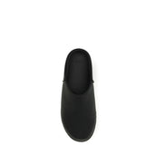 UGG Black Calf Leather Mules
