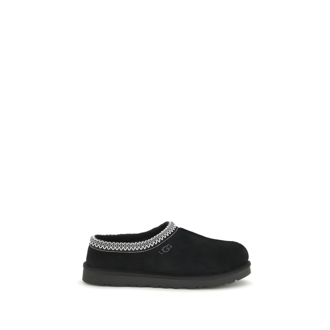 UGG Black Leather Mules