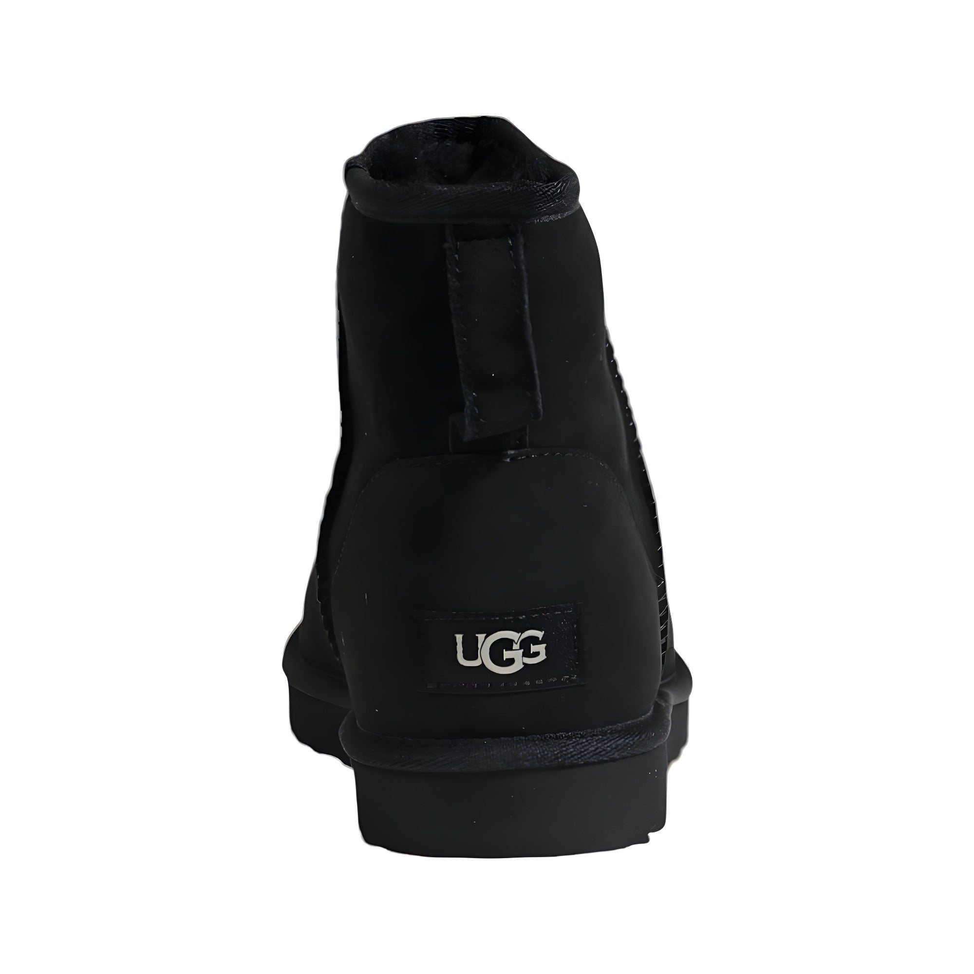 UGG Black Suede Leather Ankle Boots