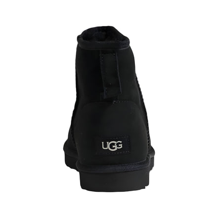 UGG Black Suede Leather Ankle Boots