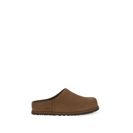 UGG Brown Leather Mules
