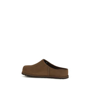 UGG Brown Leather Mules