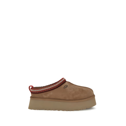 UGG Brown Suede Leather Mules