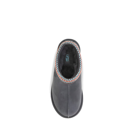 UGG Gray Leather Mules