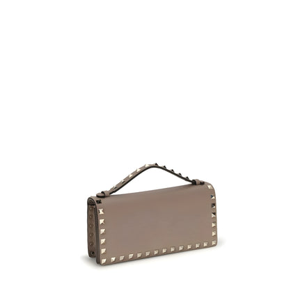 Valentino Garavani Beige Calf Leather Wallet