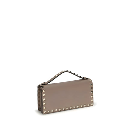 Valentino Garavani Beige Calf Leather Wallet