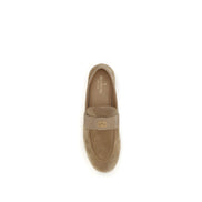 Valentino Garavani Beige Calf Leather Espadrilles