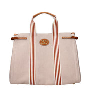 Valentino Garavani Beige Fabric Handbag