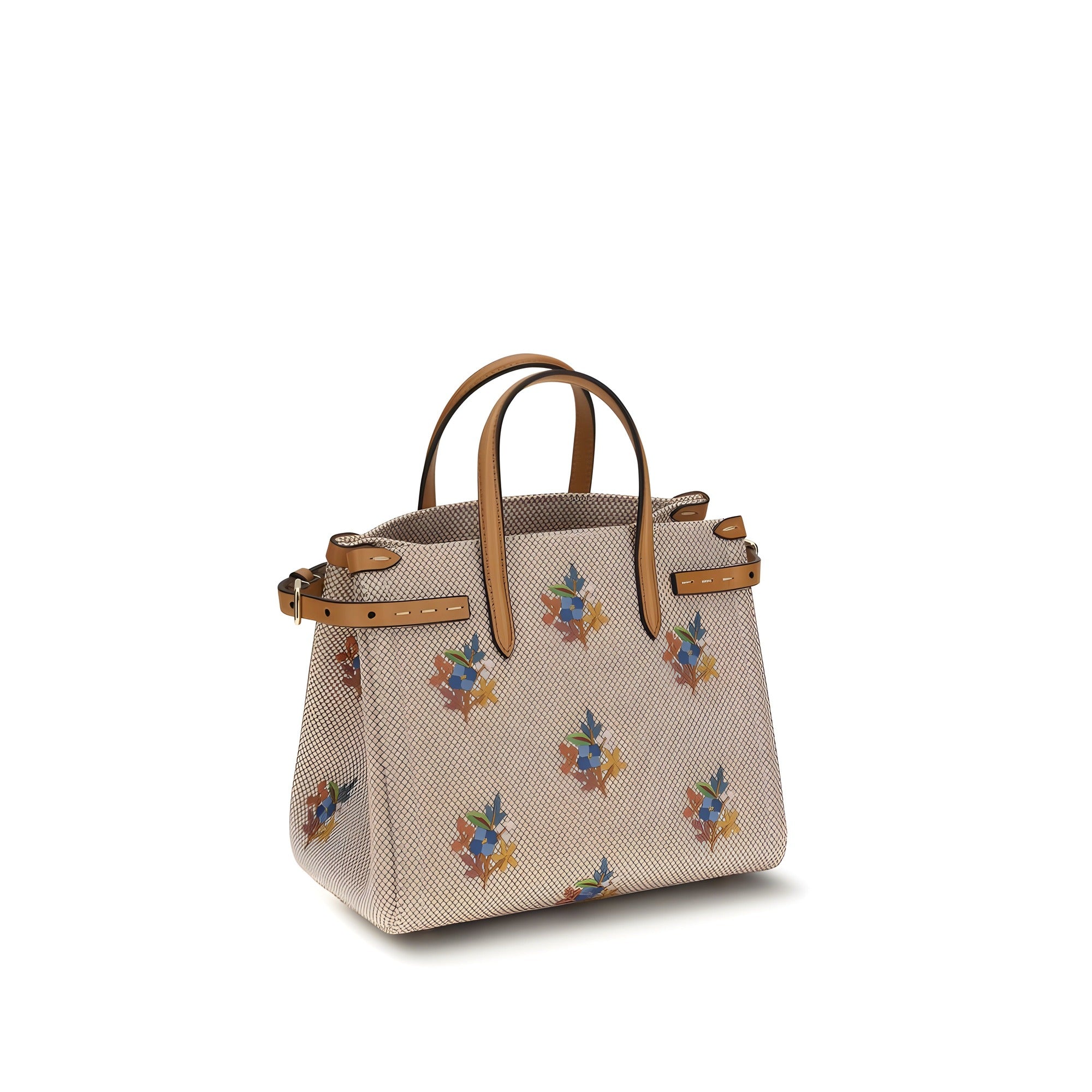 Valentino Garavani Beige Cotton Handbag
