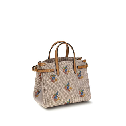 Valentino Garavani Beige Cotton Handbag
