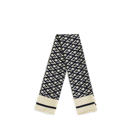 Valentino Garavani Beige Silk Scarf