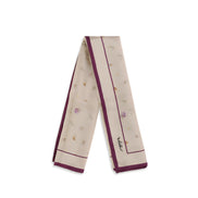 Valentino Garavani Beige Silk Scarf